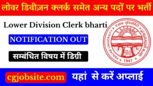 Punjab University Lower Division Clerk Vacancy 2024 Apply online for 40 post