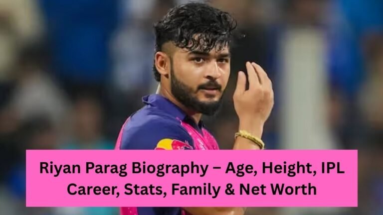 Riyan Parag Biography