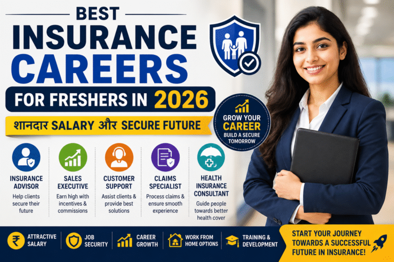 Best Insurance Careers for Freshers